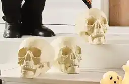 Kmart Animated stacked skulls offer