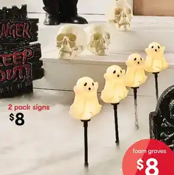 Kmart Light up pathway stakes offer
