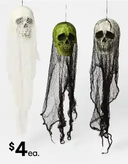 Kmart Hanging skull in gauze offer