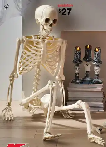 Kmart Posable skeleton offer