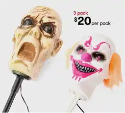Kmart 3 piece animated pathway stakes offer