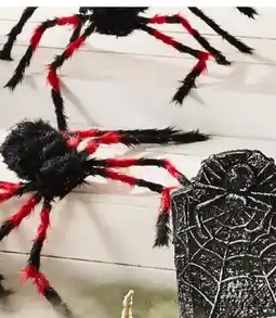 Kmart Black and red light up spider offer