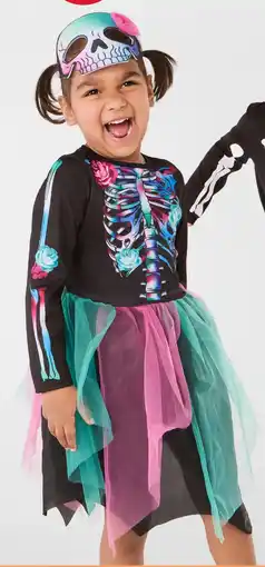 Kmart Skeleton Costume - Ages 4-6 offer