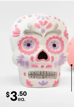Kmart Sugar skull with pastel decorations offer