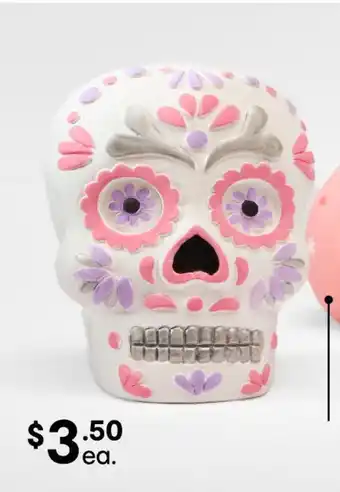 Kmart Sugar skull with pastel decorations offer