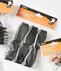 Kmart Halloween craft mini coffins offer