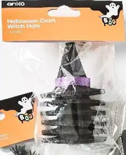 Kmart Halloween craft witch hats offer