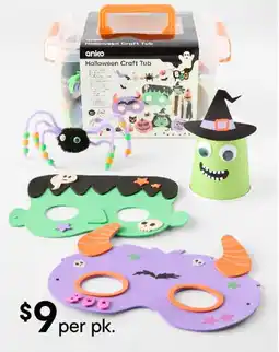Kmart Halloween craft tub offer