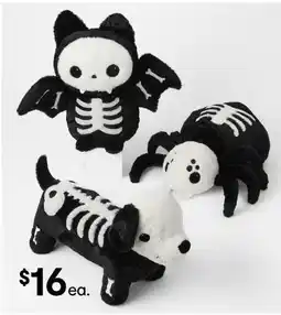 Kmart Halloween skeleton plush - assorted offer
