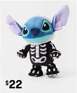 Kmart Disney lilo & stitch halloween stitch skeleton plush toy offer