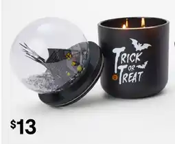 Kmart Halloween trick or treat globe candle offer