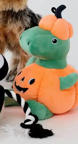 Kmart Pet toy halloween dino plush - assorted offer