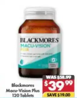 Pharmacy4Less Blackmores Macu-Vision Plus offer