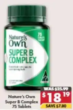 Pharmacy4Less Nature's Own Super B Complex offer