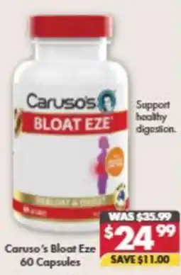 Pharmacy4Less Caruso's Bloat Eze offer