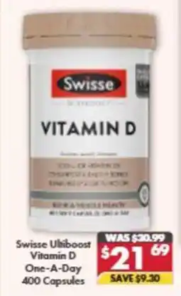 Pharmacy4Less Swisse Ultiboost Vitamin D offer