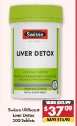 Pharmacy4Less Swisse Ultiboost Liver Detox offer