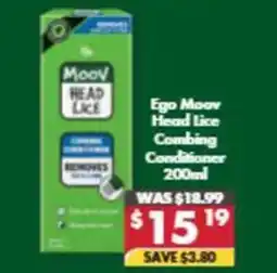 Pharmacy4Less Ego Moov Head Lice Combing offer