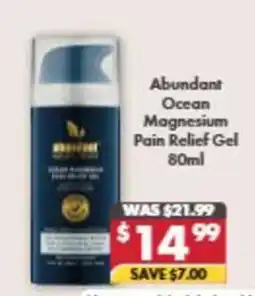 Pharmacy4Less Abundant Ocean Magnesium Pain Relief Gel offer