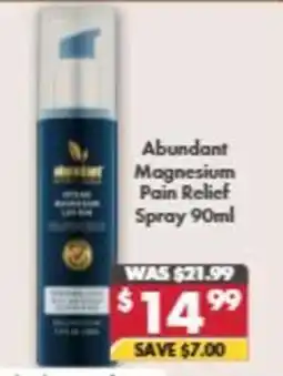 Pharmacy4Less Abundant Magnesium Pain Relief Spray offer