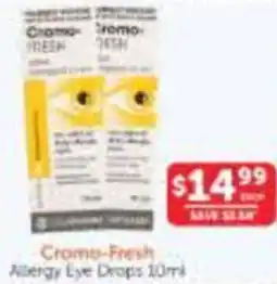 WHOLELIFE catalogue Cromo-Fresh Alergy Eye Drops offer