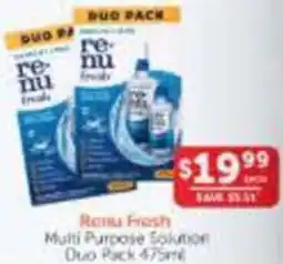 WHOLELIFE catalogue Renu Fresh Multi Purpose Solution Duo Pack offer