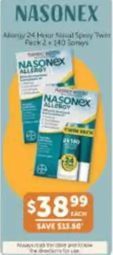 WHOLELIFE catalogue Nasonex offer