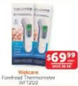 WHOLELIFE catalogue Welcare Forehead Thermometer offer