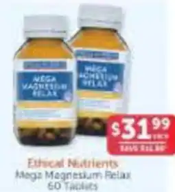 WHOLELIFE catalogue Ethical Nutrients Mega Magnesium Relax offer