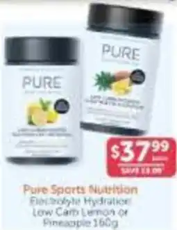 WHOLELIFE catalogue PURE Sport Nutrition Electrolyte Hydration Low Carb offer