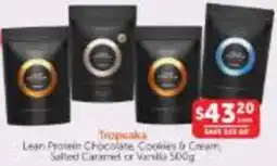 WHOLELIFE catalogue Tropeaka Lean Protein Chocolate Cookies & Cream offer