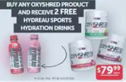 WHOLELIFE catalogue Hydreau sports hydration drinks offer