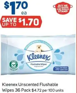 Foodland Kleenex Unscented Flushable Wipes offer