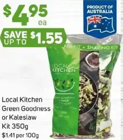 Foodland Local Kitchen Green Goodness or Kaleslaw Kit offer