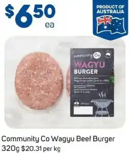 Foodland Community Co Wagyu Beef Burger offer