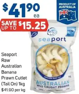Foodland Seaport Raw Australian Banana Prawn Cutlet offer