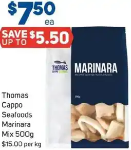 Foodland Thomas Cappo Seafoods Marinara Mix offer
