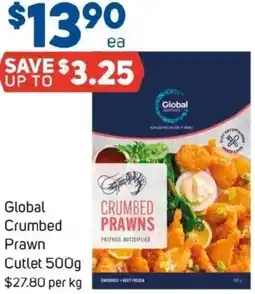 Foodland Global Crumbed Prawn Cutlet offer