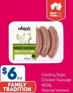 Foodland Country Style Chicken Sausage offer