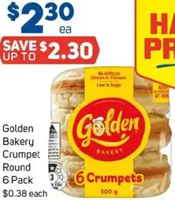 Foodland Golden Bakery Crumpet Round offer