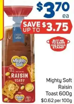 Foodland Mighty Soft Raisin Toast offer
