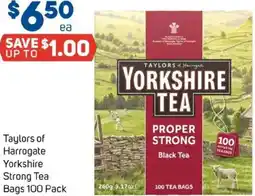Foodland Taylors of Harrogate Yorkshire Strong Tea offer