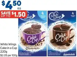 Foodland White Wings Cake in a Cup offer