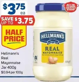 Foodland Hellmann's Real Mayonnaise Jar offer