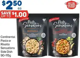 Foodland Continental Pasta or Risotto Sensations Side Dish offer