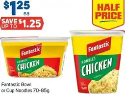 Foodland Fantastic Bowl or Cup Noodles offer