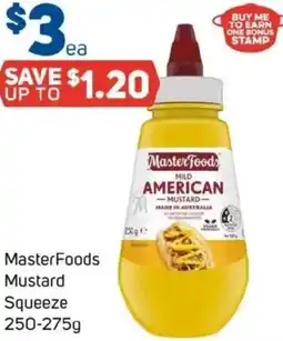 Foodland MasterFoods Mustard Squeeze offer