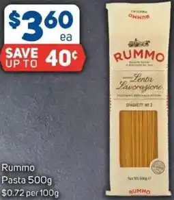 Foodland Rummo Pasta offer