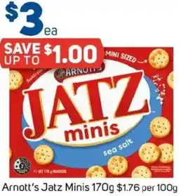 Foodland Arnott's Jatz Minis offer