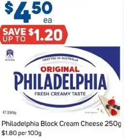 Foodland Philadelphia Block Cream Cheese offer